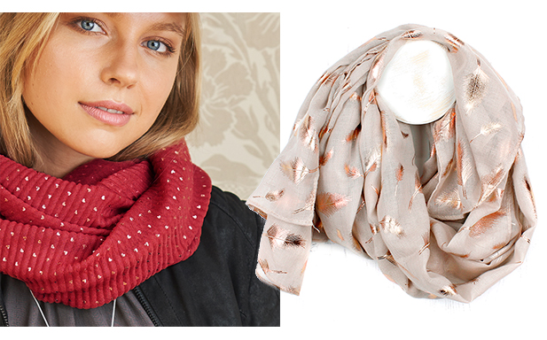 Beautiful scarves for women, for winter 